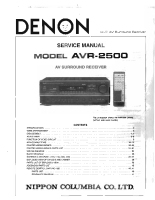 Denon AVR-2500-Service-Manual 